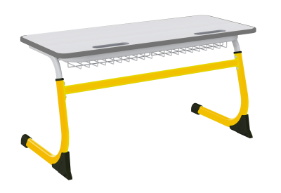 Парта SMARTY двухместная регулируемая по высоте 3-5 г.р.